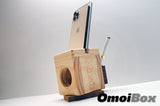 ResonanceCube - Wooden Phone Sound Amplifier Box